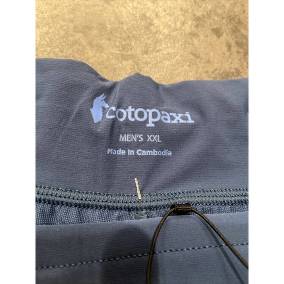 NWTS Cotopaxi Men's Veza Active Shorts Indigo Blue Yoga Bike Hiking Athletic XXL - Picture 4 of 7